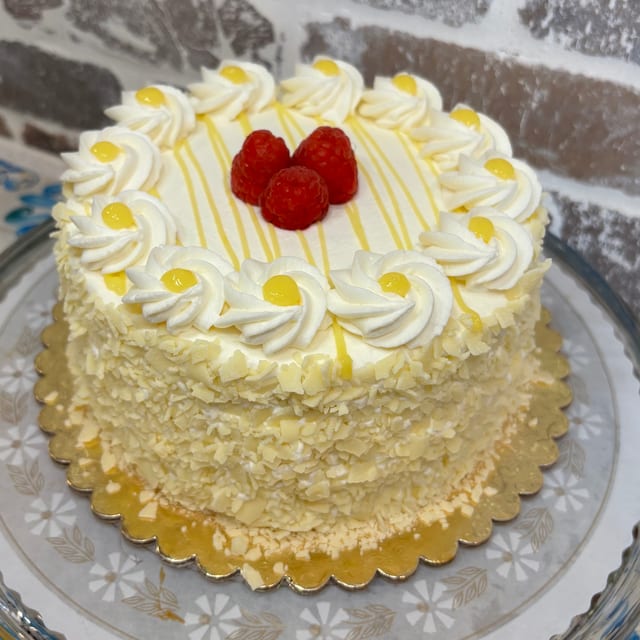 Lemon Raspberry Cake.