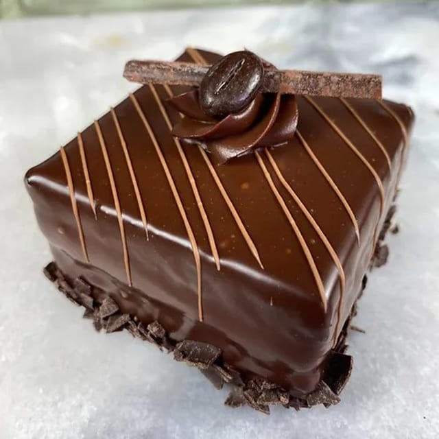 Espresso Cake with Ganache-Individual.
