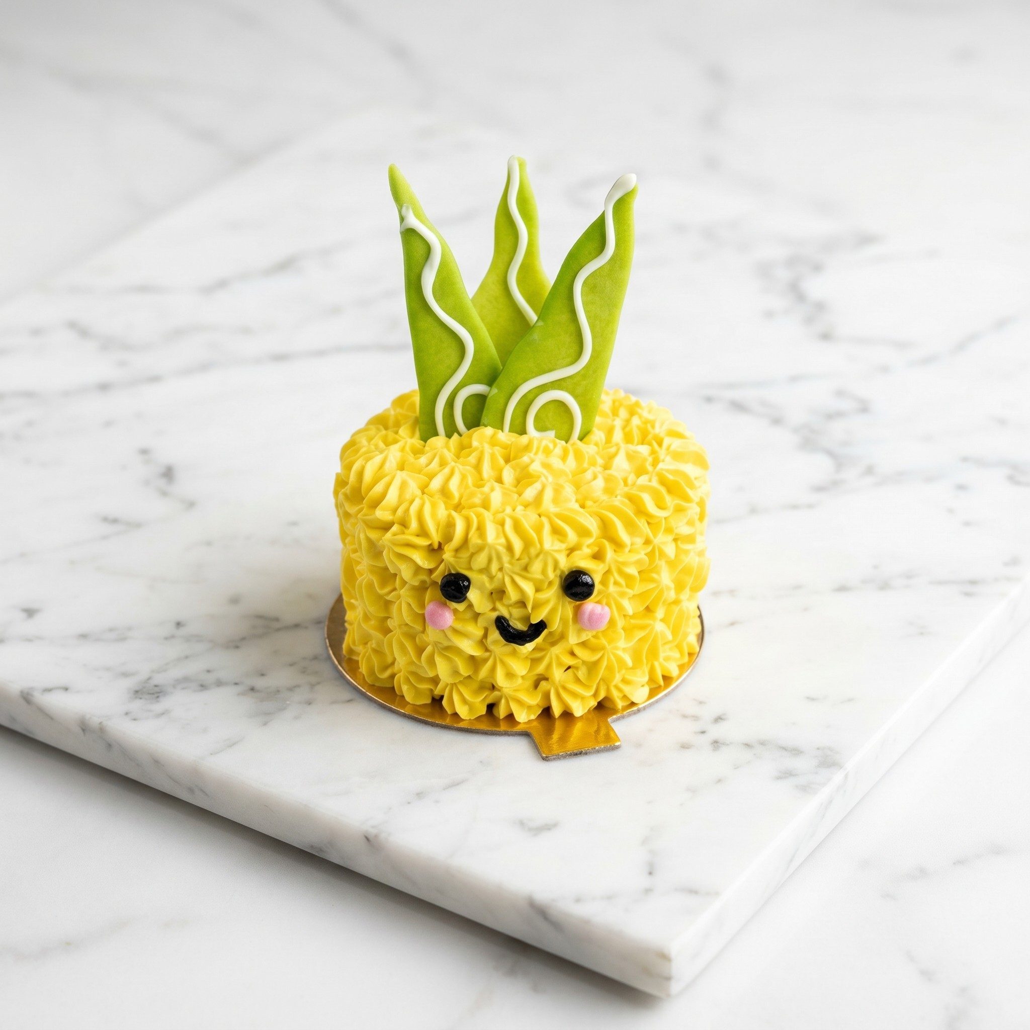 Individual Pineapple Cream Cake (3").