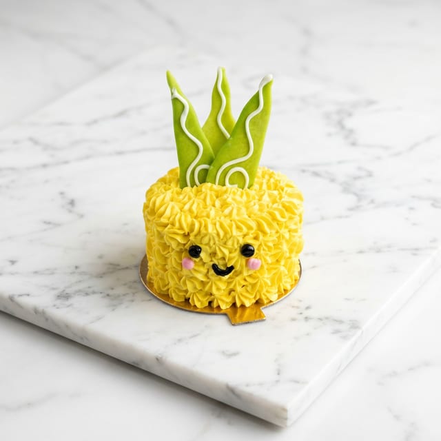 Individual Pineapple Cream Cake (3").