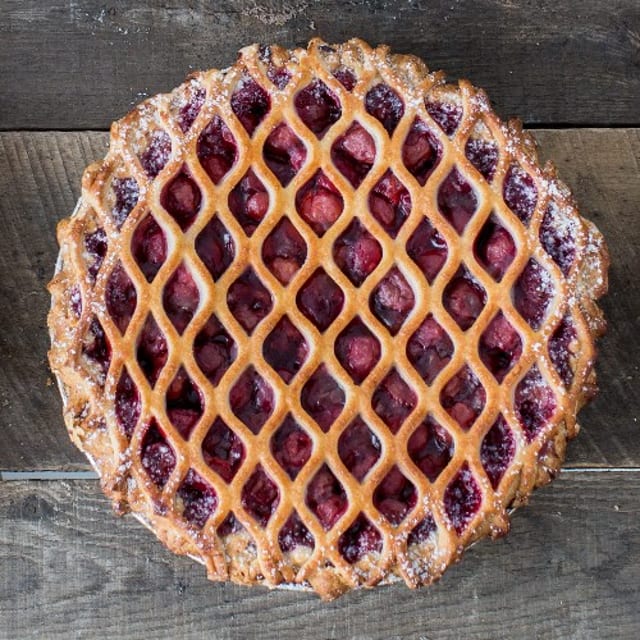 9" Lattice Sour Cherry Pie 2 day Preorder.