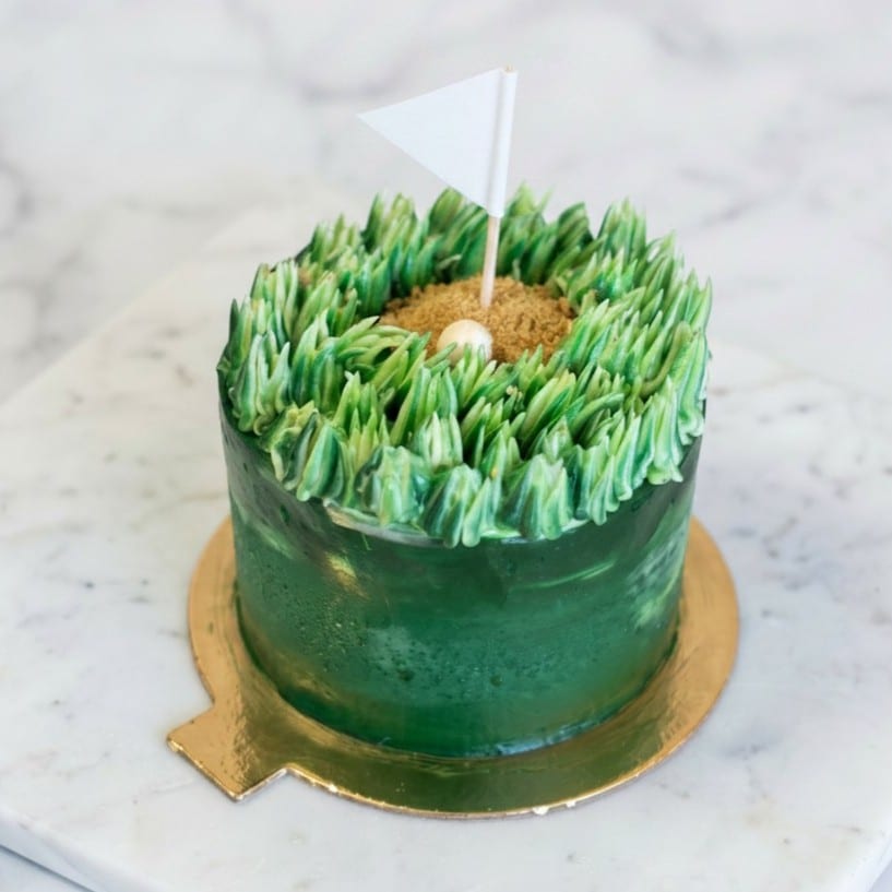 Individual Chocolate Golf Cake – Father’s Day Dessert.