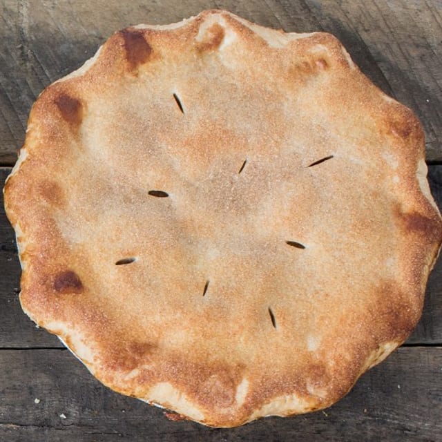 9" Rhubarb Double Crust Pie 2 day Preorder.