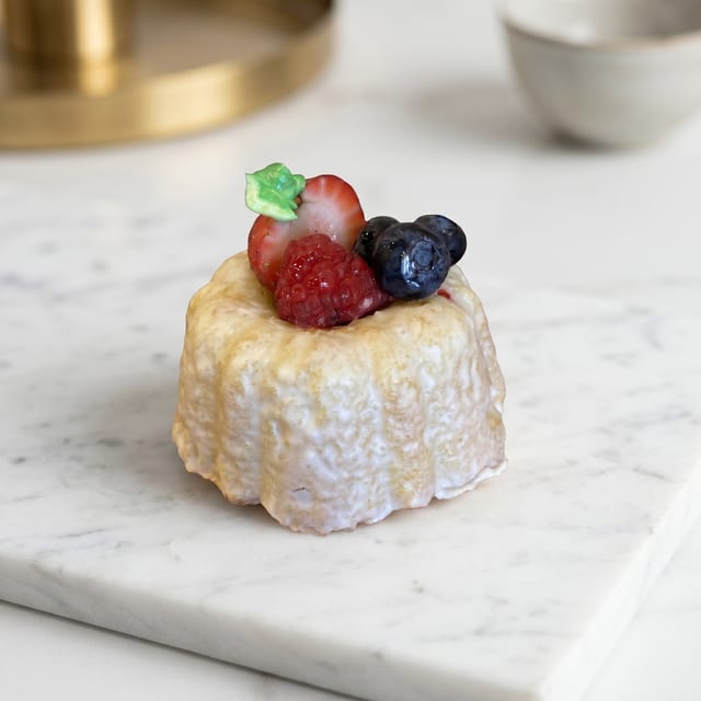 Individual Lemon Olive Oil Cake.
