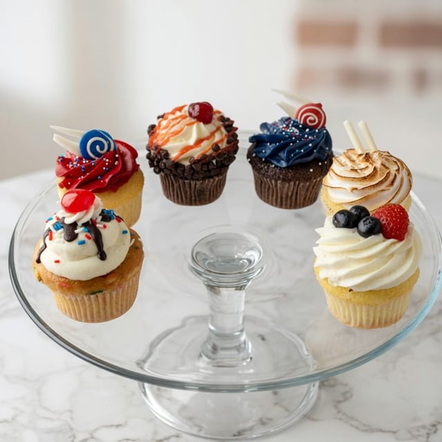 1 Dozen Independence Day Cupcakes.