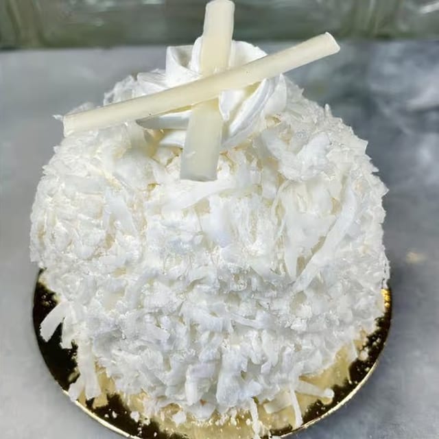 Coconut Custard Bomb-Individual Serving.