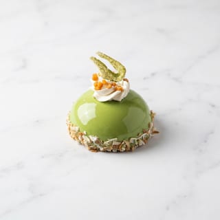 Matcha Mango Coconut Mousse Bomb